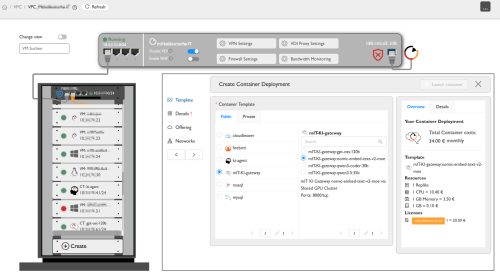 mIT Cloud: Virtueller Serverschrank mit KI-Modellen